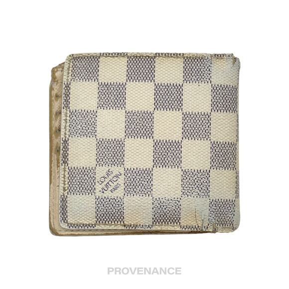 🔴 Louis Vuitton Marco Wallet - Damier Azur - Picture 2 of 10